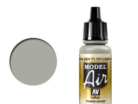 Vallejo 71121 Model Air Light Gull Gray 17 ml Acrylic Airbrush Paint Online Hot Sale