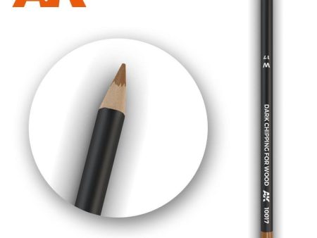 AK Interactive Weathering Pencils - Dark Chipping for Wood Hot on Sale