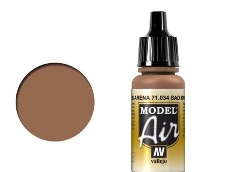 Vallejo 71034 Model Air Sand Brown 17 ml Acrylic Airbrush Paint on Sale