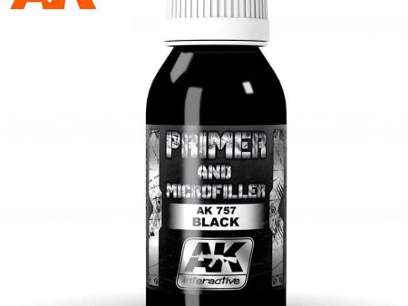 AK Interactive Metallic Black Primer And Microfiller 100 ml Online Sale