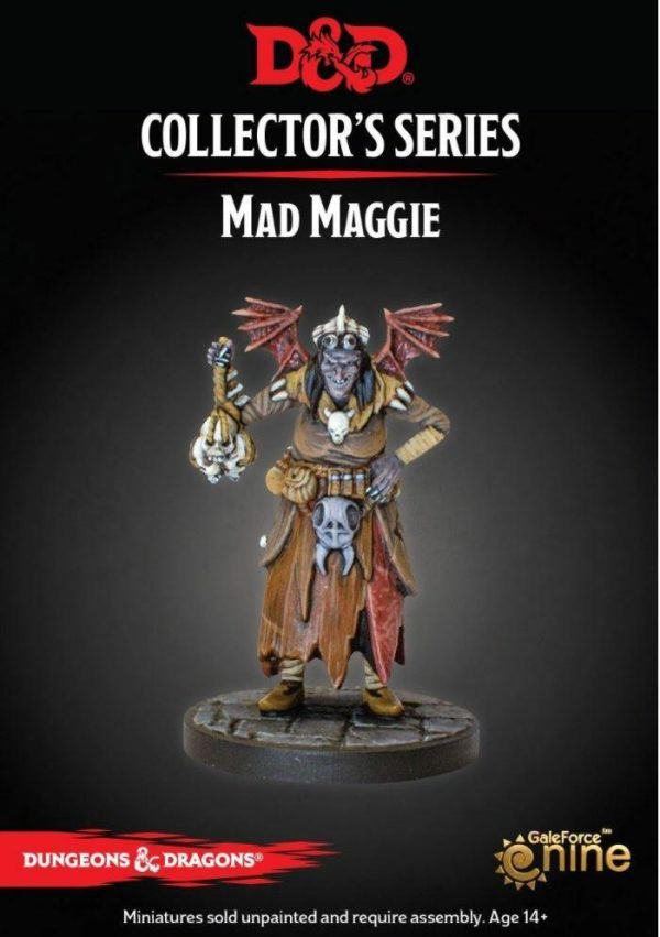 D&D Collectors Series Miniatures Baldurs Gate Descent into Avernus Mad Maggie For Cheap