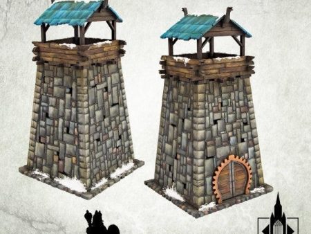 TABLETOP SCENICS Dwarven Watchtowers (2) Hot on Sale