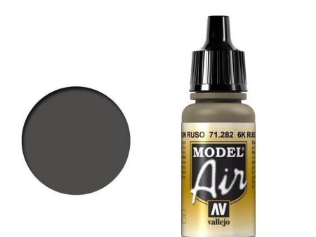 Vallejo 71282 Model Air 6K Russian Brown 17 ml Acrylic Airbrush Paint Fashion