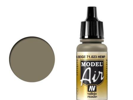 Vallejo 71023 Model Air Hemp 17 ml Acrylic Airbrush Paint Online now