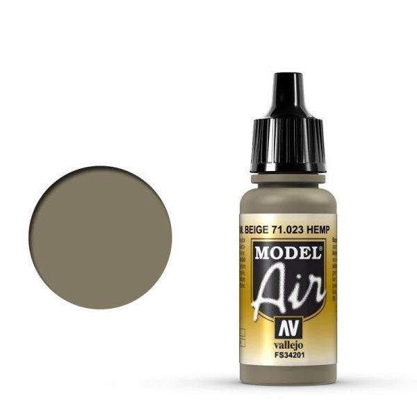 Vallejo 71023 Model Air Hemp 17 ml Acrylic Airbrush Paint Online now