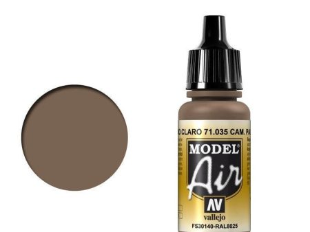 Vallejo 71035 Model Air Cam Pale Brown 17 ml Acrylic Airbrush Paint Online