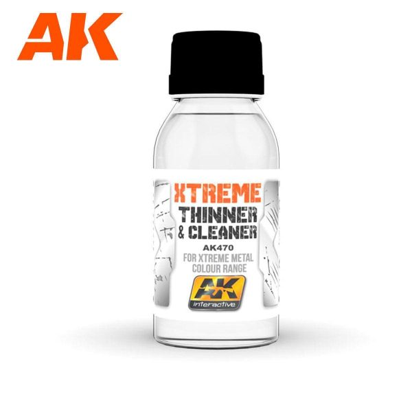 AK Interactive AK470 Xtreme Cleaner and Thinner for Xtreme Metal Colour Range Online Sale