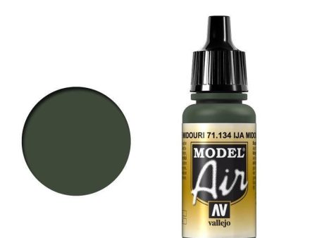 Vallejo 71134 Model Air IJA Midouri Green 17 ml Acrylic Airbrush Paint Discount