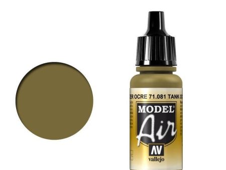 Vallejo 71081 Model Air Tank Ochre 1943 17 ml Acrylic Airbrush Paint For Discount