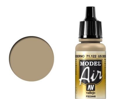 Vallejo 71122 Model Air US Desert Armour 686 17 ml Acrylic Airbrush Paint Fashion