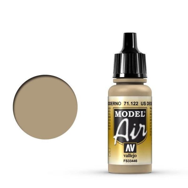 Vallejo 71122 Model Air US Desert Armour 686 17 ml Acrylic Airbrush Paint Fashion