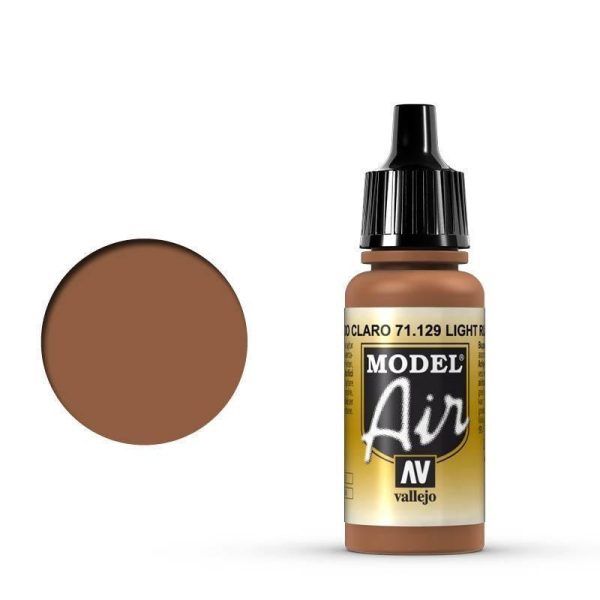 Vallejo 71129 Model Air Light Rust 17 ml Acrylic Airbrush Paint Online now