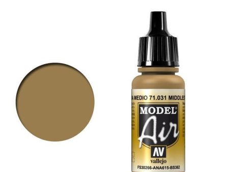 Vallejo 71031 Model Air Middlestone 17 ml Acrylic Airbrush Paint Online Sale