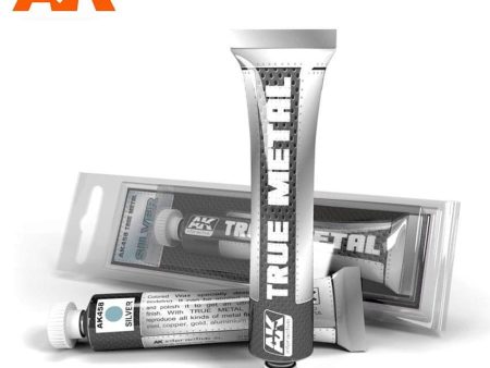 AK Interactive Wax - True Metal Silver Hot on Sale