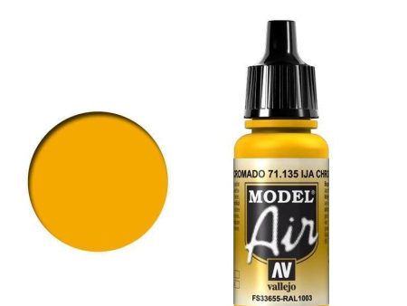 Vallejo 71135 Model Air IJA Chrome Yellow 17 ml Acrylic Airbrush Paint Discount