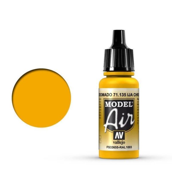 Vallejo 71135 Model Air IJA Chrome Yellow 17 ml Acrylic Airbrush Paint Discount