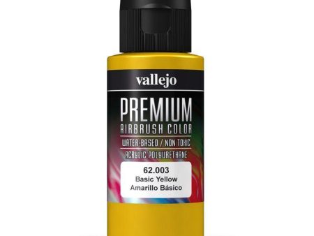 Vallejo Premium Colour - Basic Yellow 60 ml Online Sale