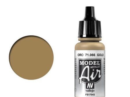 Vallejo 71066 Model Air Gold 17 ml Acrylic Airbrush Paint Supply