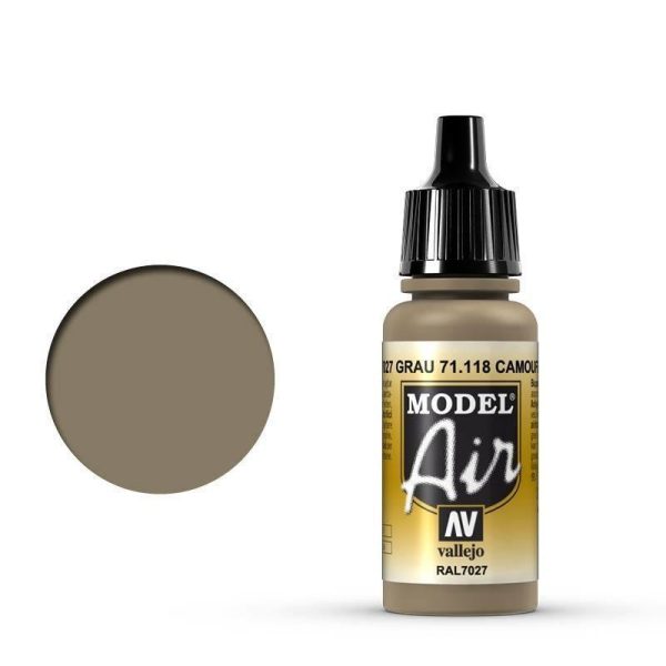 Vallejo 71118 Model Air Camouflage Gray 17 ml Acrylic Airbrush Paint on Sale