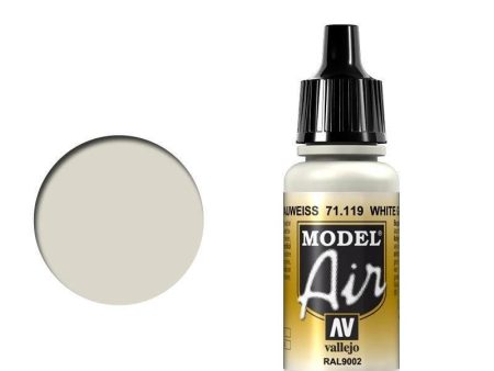 Vallejo 71119 Model Air White Gray 17 ml Acrylic Airbrush Paint Cheap