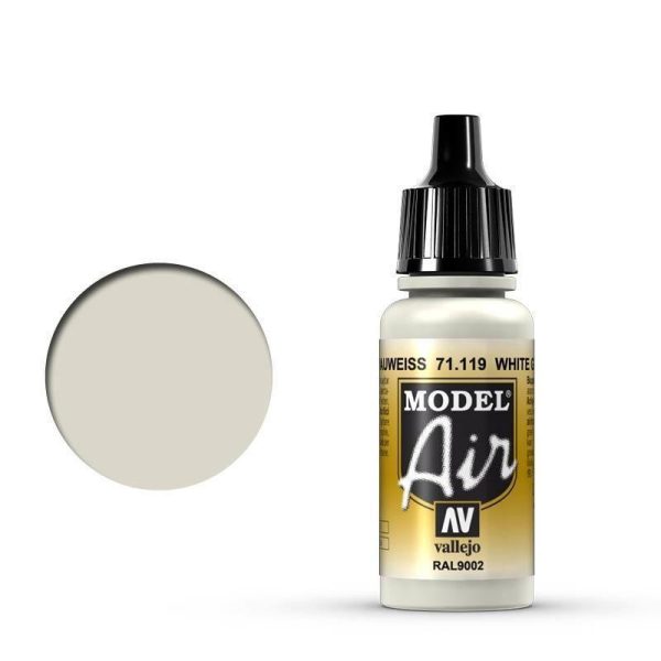 Vallejo 71119 Model Air White Gray 17 ml Acrylic Airbrush Paint Cheap