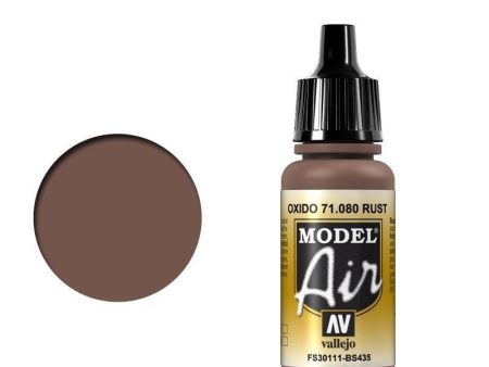 Vallejo 71080 Model Air Rust 17 ml Acrylic Airbrush Paint For Cheap