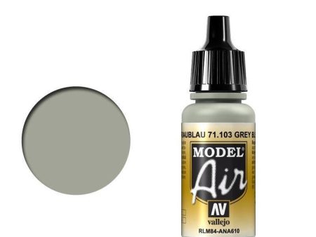 Vallejo 71103 Model Air Gray Blue RLM84 17 ml Acrylic Airbrush Paint Cheap