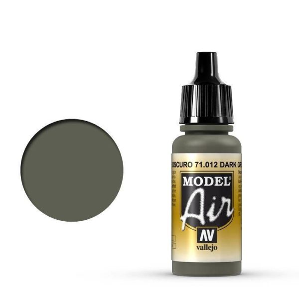 Vallejo 71012 Model Air Dark Green 17 ml Acrylic Airbrush Paint For Cheap