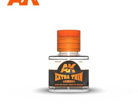 AK Interactive Auxiliaries - Extra Thin Cement 40ml Online Sale