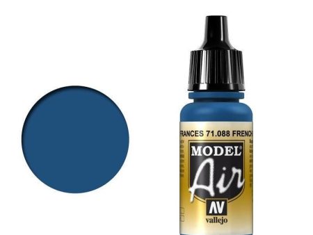 Vallejo 71088 Model Air French Blue 17 ml Acrylic Airbrush Paint Cheap