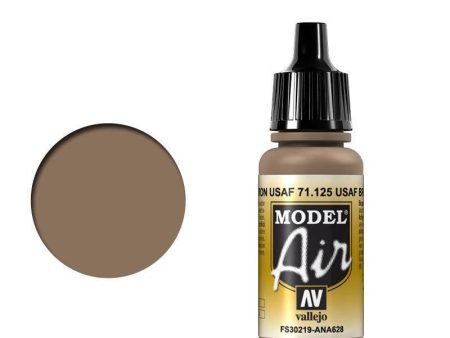 Vallejo 71125 Model Air USAF Brown 17 ml Acrylic Airbrush Paint Discount