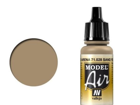 Vallejo 71028 Model Air Sand Yellow 17 ml Acrylic Airbrush Paint on Sale