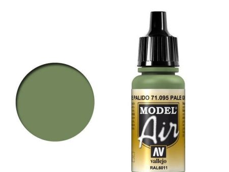 Vallejo 71095 Model Air Pale Green 17 ml Acrylic Airbrush Paint Online