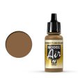 Vallejo 71032 Model Air Golden Brown 17 ml Acrylic Airbrush Paint For Sale