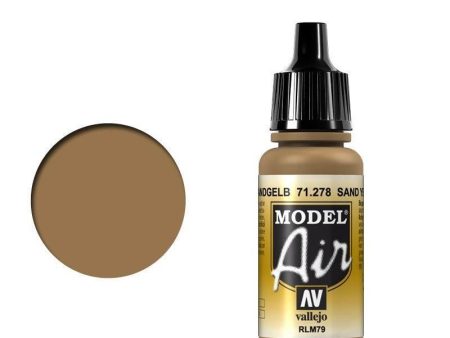 Vallejo 71278 Model Air Sand Yellow RLM79 17 ml Acrylic Airbrush Paint Discount