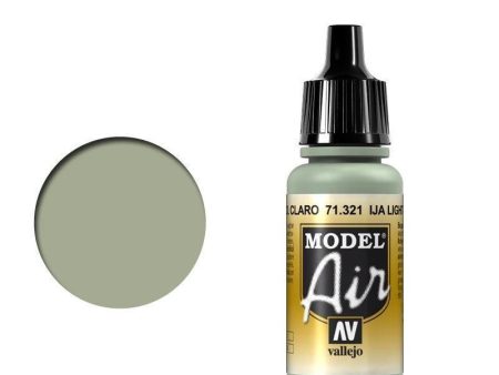 Vallejo 71321 Model Air IJA Light Grey Green 17 ml Acrylic Airbrush Paint Online Hot Sale