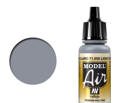 Vallejo 71050 Model Air Light Gray 17 ml Acrylic Airbrush Paint For Discount