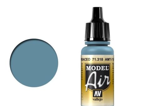 Vallejo 71318 Model Air AMT-7 Greyish Blue 17 ml Acrylic Airbrush Paint Online Hot Sale