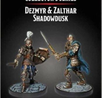 D&D Collectors Series Miniatures Waterdeep Dungeon of the Mad Mage Dezmyr & Zalthar Shadowdusk For Cheap