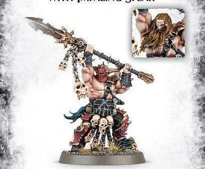 Khorne Bloodbound: Exalted Deathbringer with Impaling Spear on Sale