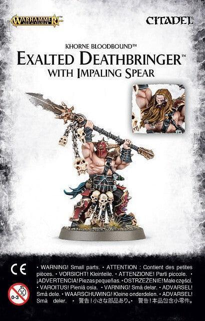 Khorne Bloodbound: Exalted Deathbringer with Impaling Spear on Sale