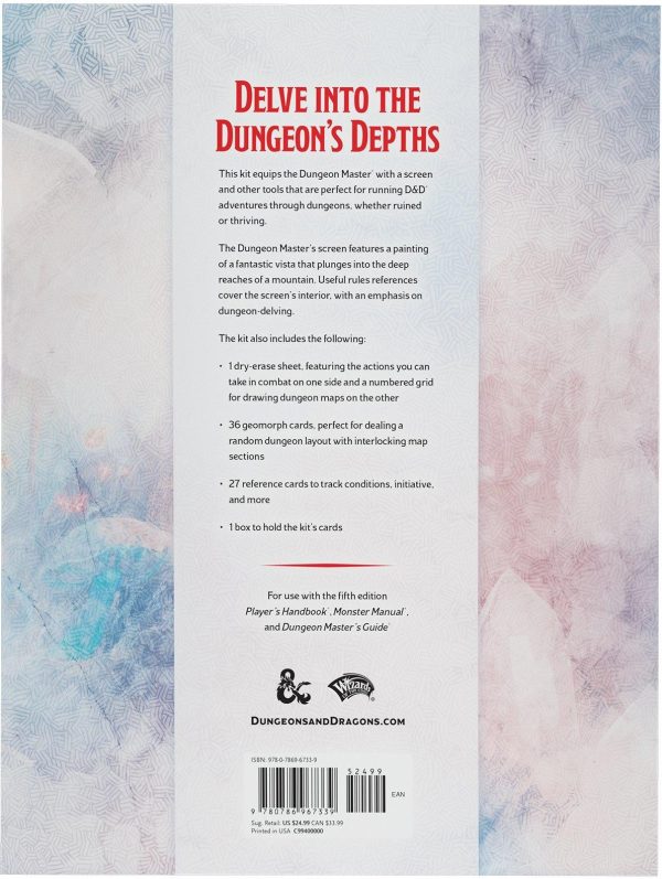 D&D Dungeons & Dragons Masters Screen Dungeon Kit Fashion